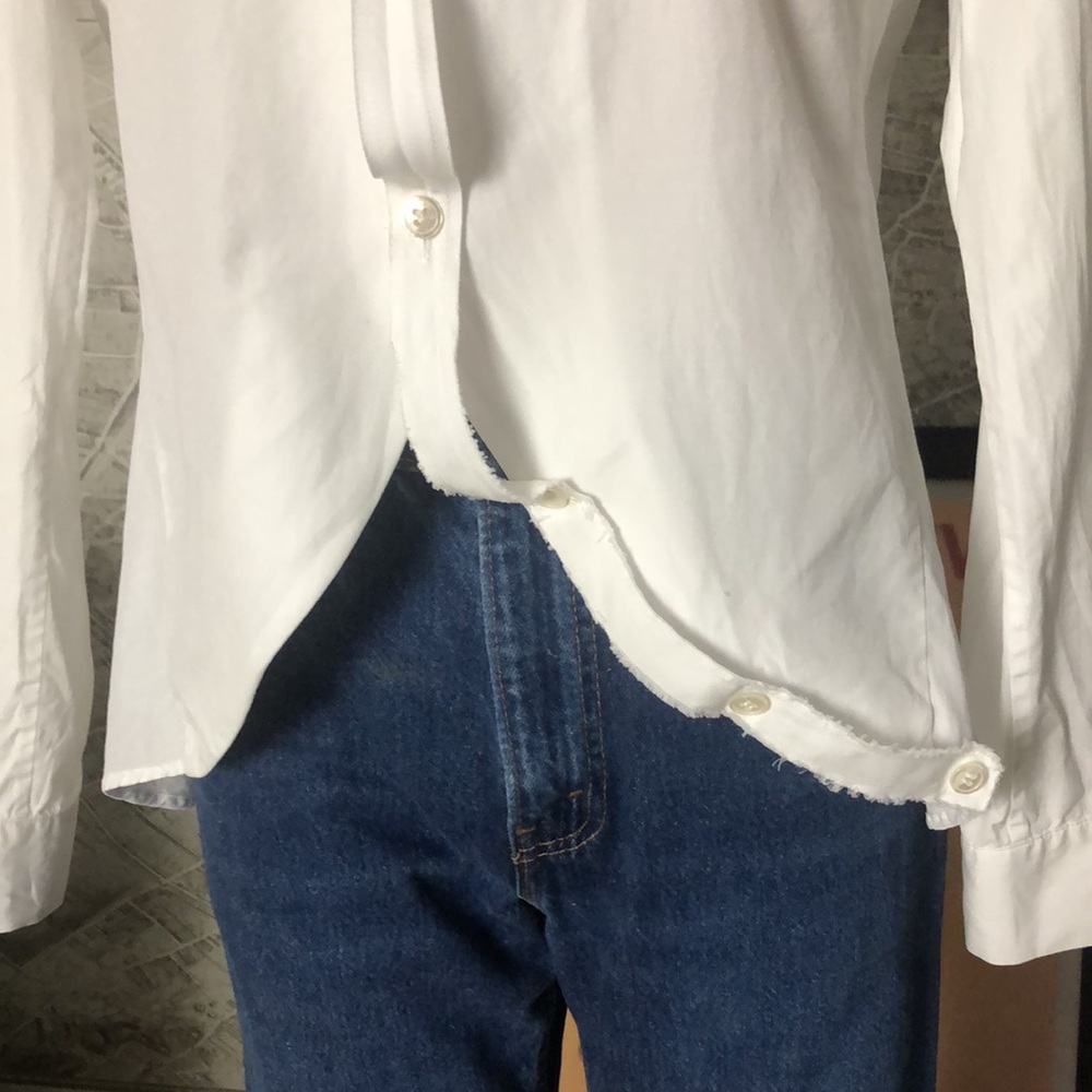 YOHJI YAMAMOTO, Classic White Button-Down Shirt Size S - Picture 4 of 15